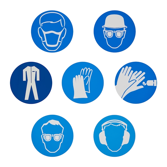 Safety label ø 200 mm